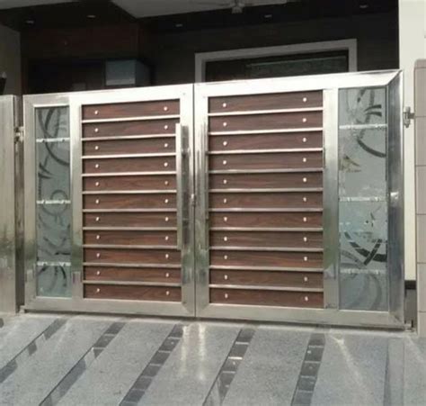 Modern Stainless Steel Main Gate For Home 10x6 Feet At Rs 1000 Sq Ft