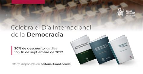 Día Internacional De La Democracia Tirant Lo Blanch Chile