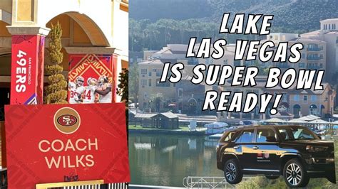 Lake Las Vegas Gearing Up For Super Bowl Teams To Arrive Take A Peak At