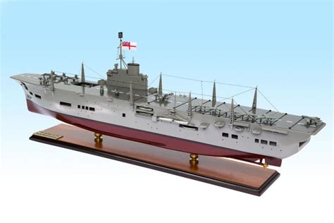 HMS Unicorn Light Aircraft Carrier Model Ship Aircraft Repair Ship