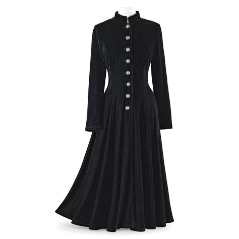 Black Velvet Coat Womens Romantic And Fantasy Inspired Fashions