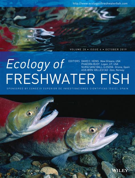 Ecology Of Freshwater Fish Wiley Online Library