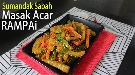 Sumandak Sabah Masak Acar Rampai Yang Paling Mudah Dan Sedap Youtube