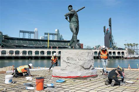 Willie McCovey Statue Returns To New Site Across Cove From Oracle Park