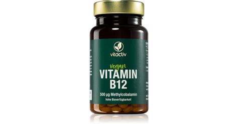 Vitactiv Vitamin B12 500 µg Tabletten zur Unterstützung des