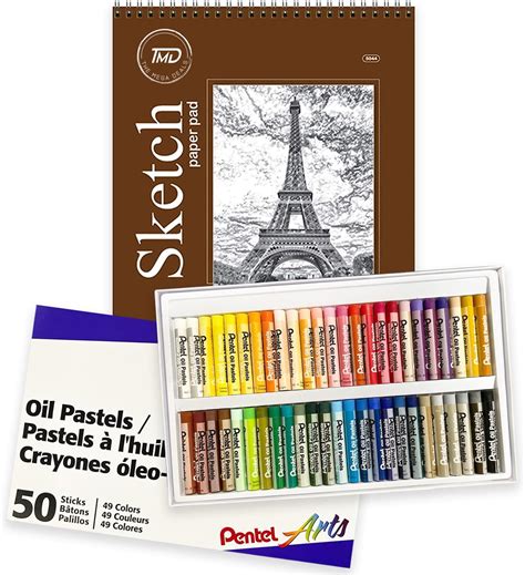 Amazon Pentel Arts Oil Pastel Set X Inch Assorted