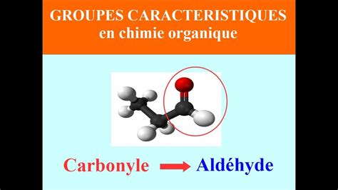 Groupes Caracteristiques En Chimie Organique Cours Exercices Re