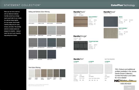 James Hardie Color Chart