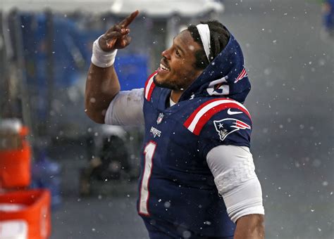 New England Patriots Quarterback Cam Newton Breaks Group Record That