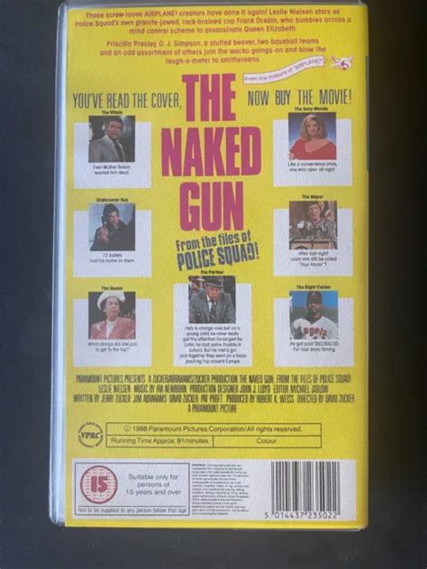 The Naked Gun Vhs Video Tape Paramount Pictures