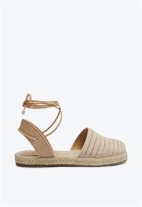 Sandália Espadrille Marrom Schutz