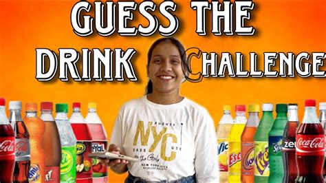 Guess The Soft Drink Challenge Cold Drinks Competition Youtube