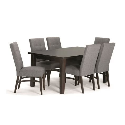 Ripley Juego De Comedor Alto Hogar Sillas Aster Gris