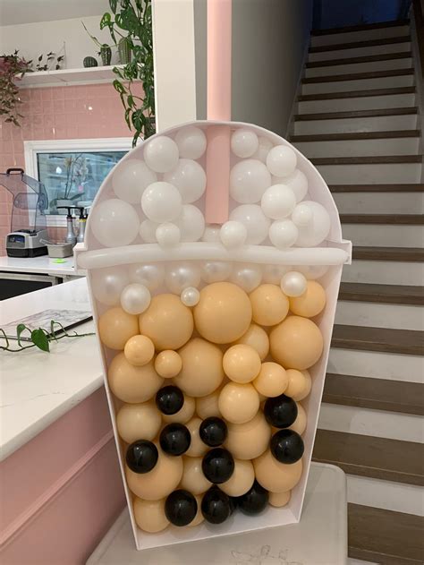 Diy Boba Ballon Workshop Boba Party Ideen Bubble Tea Party Boba