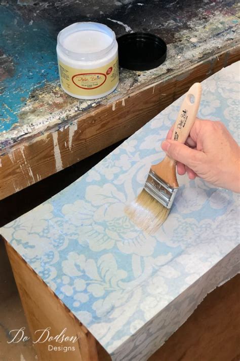 How To Decoupage Furniture Tutorial Tendig