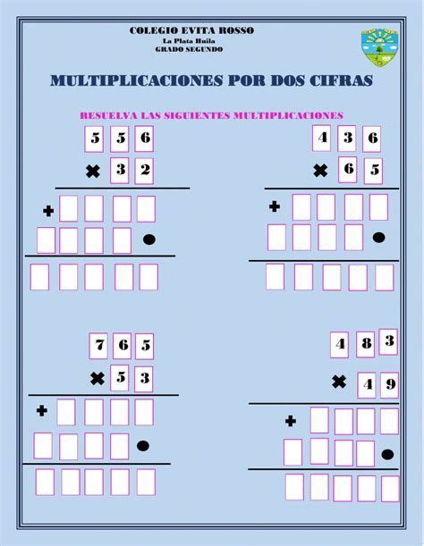 Cuaderno De Multiplicaciones Una Cifra Dos Cifras Tres Periodic Table Diagram