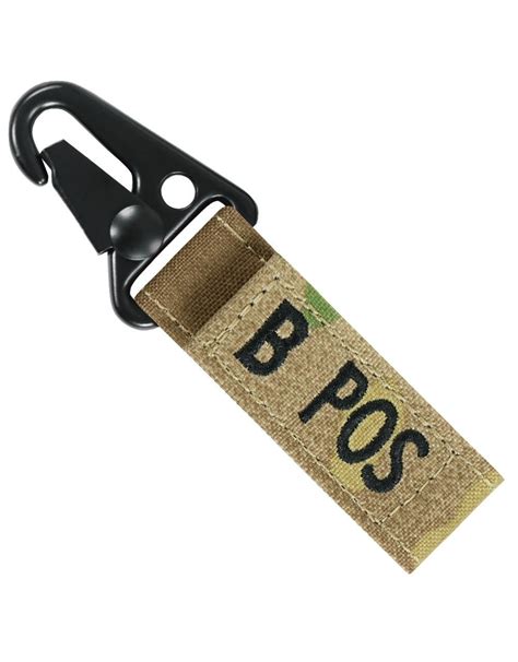 Blood Type Keychain - Military Outlet