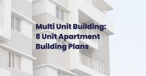 Multi Unit Building: 8-Unit Apartment Building Plans | Togal.ai