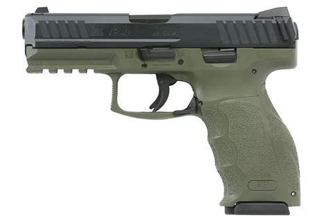 H K VP40 40 S W Striker Fired Pistol With OD Green Frame Vance Outdoors