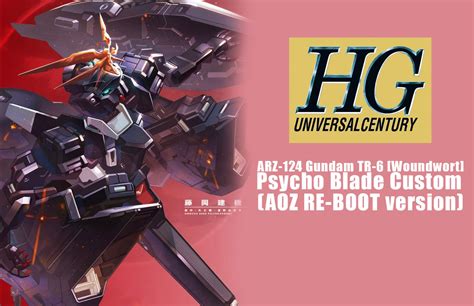 Hguc Gundam Tr Woundwort Psycho Blade Custom Rise Of Gunpla