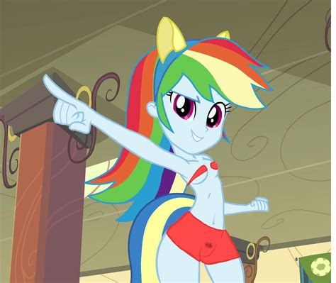 702716 Suggestive Edit Rainbow Dash Equestria Girls G4 My