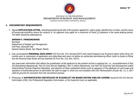 Vacant Entry-Level Positions in the DBM Central Office