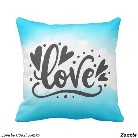 Love Throw Pillow | Zazzle | Throw pillows, Gift collections, Bed pillows