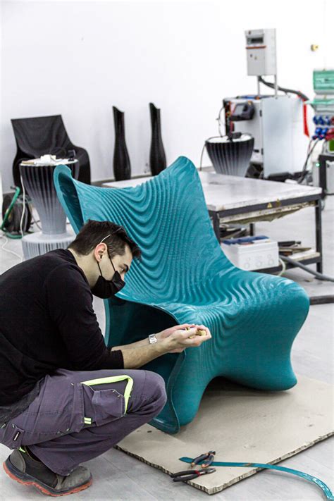 Mawj Is A 3d Printed Armchair That Explores The Possibilities Of