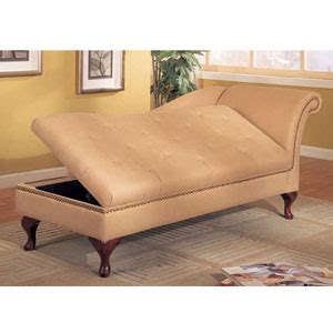 Tan Microfiber Chaise Lounger 550058 CO More Than A Furniture Store