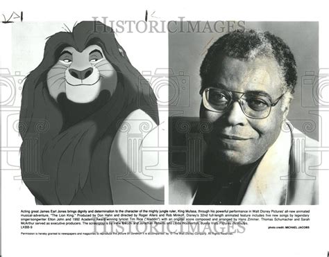 1994 James Earl Jones King Mufasa Voice Historic Images