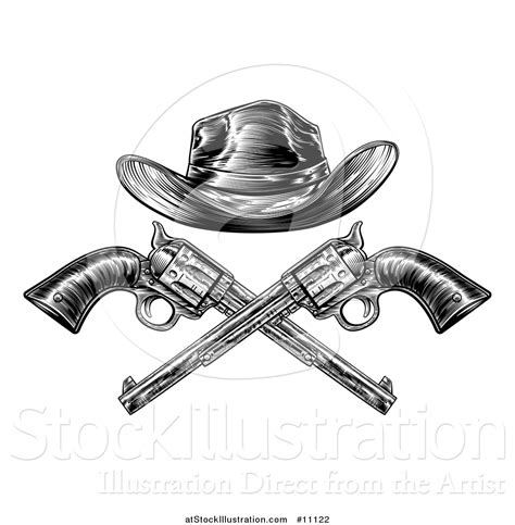 Vector Illustration Of A Black And White Woodcut Etched Or Engraved