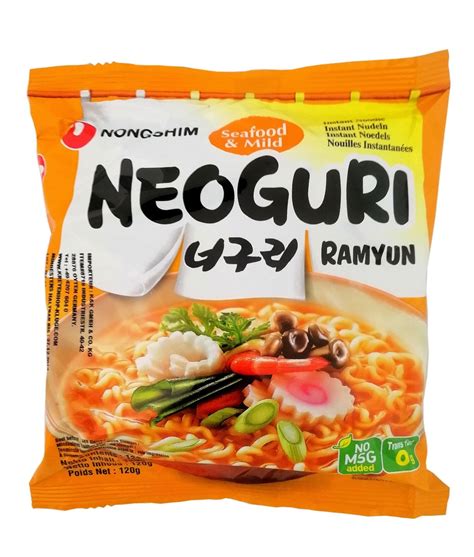 Nongshim Neoguri Seafood And Mild Noodle 120 G Spice Town Online