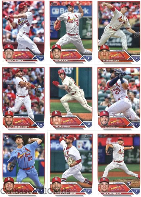 Amazon 2023 Topps Complete Set Series 1 2 St Louis Cardinals