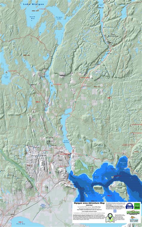 nipigonmap - Land of Nipigon Adventure Guide