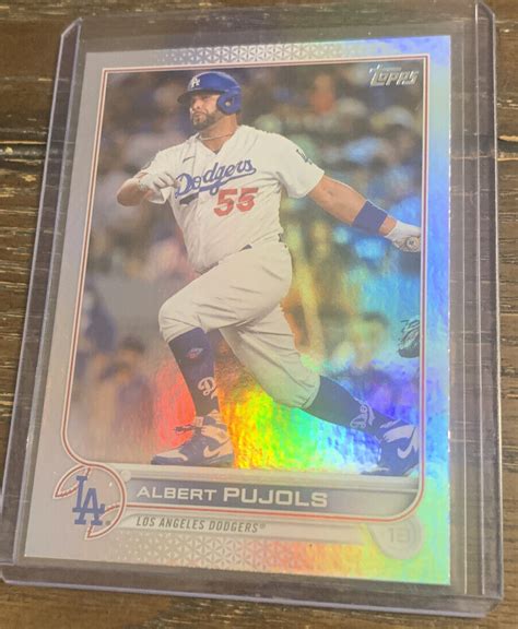 Albert Pujols Topps Series Rainbow Foil Card La