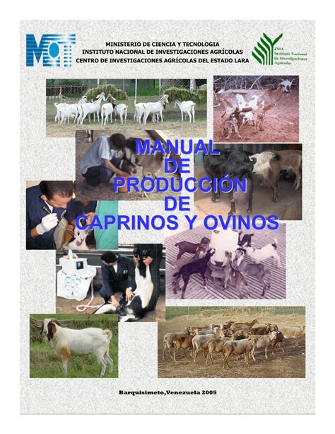 MANUAL DE PRODUCCIÓN DE CAPRINOS Y OVINOS