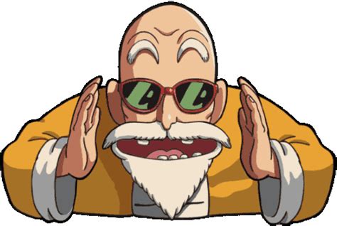 Dragonball Maste Roshi Sticker - Dragonball Maste Roshi Muten Roshi ...