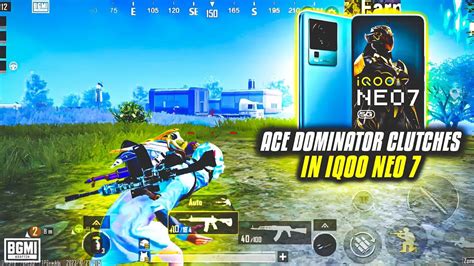 Ace Dominator 1v4 Clutches🥶 In Iqoo Neo 7 ️‍🔥 Smooth90fps ️ Bgmi