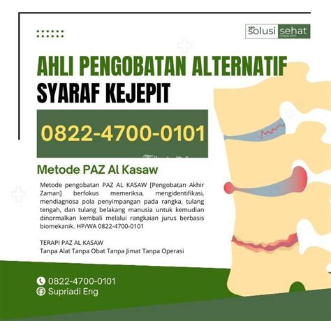 Ahli Pengobatan Alternatif Syaraf Kejepit Di Makassar Tribun Jualbeli