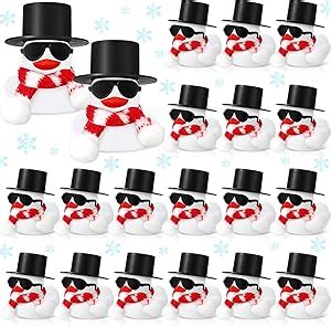 Amazon Syhood 48 Sets Christmas Mini Rubber Duck Bulk With