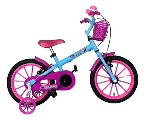 Bicicletas Para Meninas De 6 Anos - Kami Bikes Bicicleta Aro 16 Para Meninas 4 5 6 Anos Modelo Sereia Rosa ...