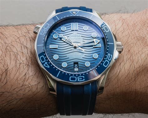 Hands On Omega Seamaster Diver M Th Anniversary Summer Blue Watch