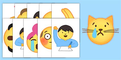 Emojis Display Cut Outs Profesor Hizo Twinkl