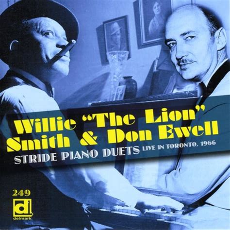 Willie The Lion And Don Ewel Smith Stride Piano Duets Cd Don Ewell Cd Album