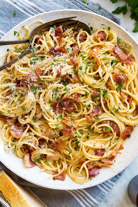 Pasta Carbonara - Cooking Classy