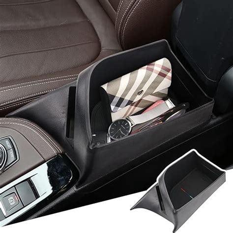 Bbibibo Pour Accessoires Bmw X1 F48 Plateau De Rangement Pour Console Centrale Compatible Avec