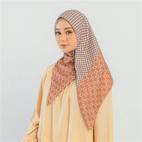 Jual Zoya Kanira Scarf Kerudung Hijab Segiempat Motif With Box