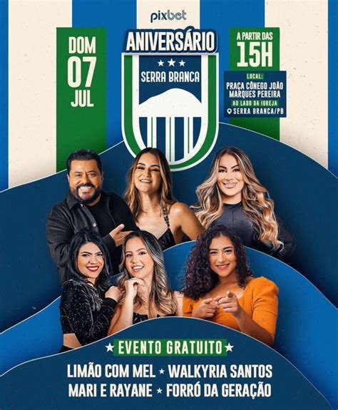 Oficial Equipe Do Serra Branca E C Confirma Festa De Dois Anos De