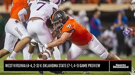 Wvu V Oklahoma State Preview Video Dailymotion