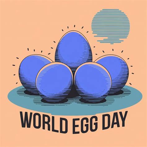 WORLD EGG DAY Premium AI Generated Vector